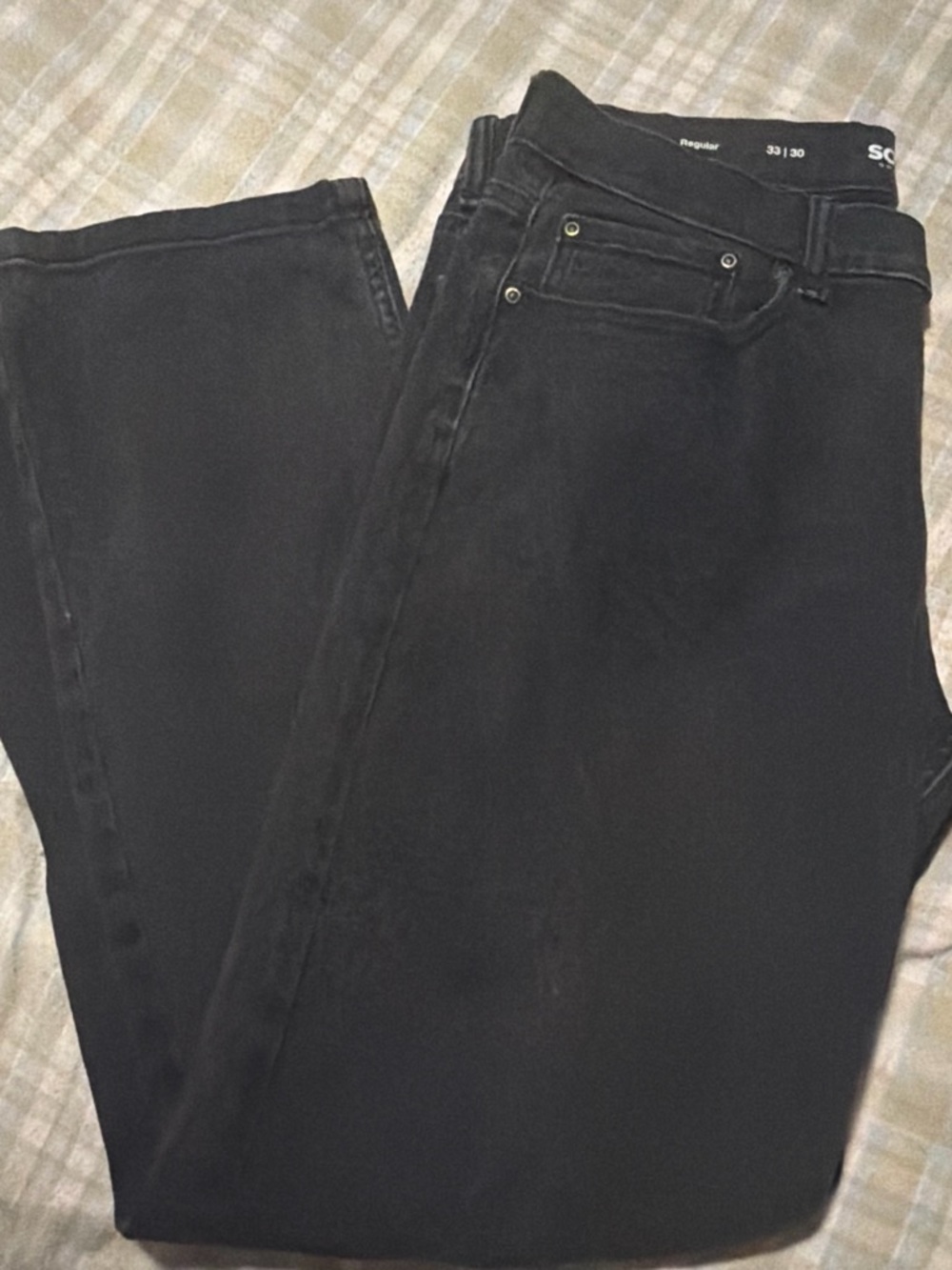 Sonoma Black Men’s Straight Jeans